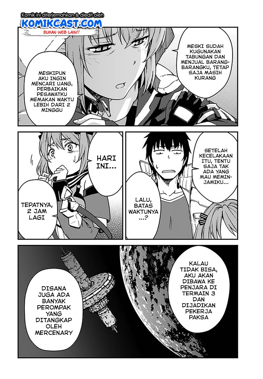 Mezametara Saikyou Soubi to Uchuusen-mochi datta no de Chapter 08.1 Bahasa Indonesia
